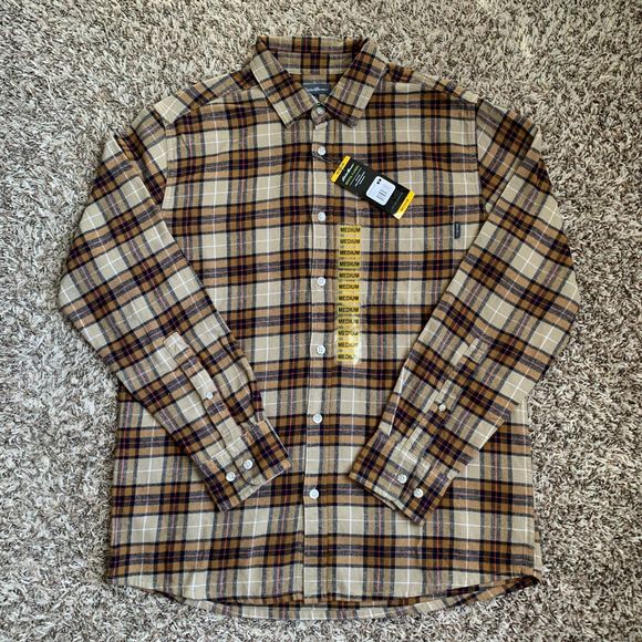 Eddie Bauer Bristol Men's Flannel Shirt long sleeve Medium - Picture 4 of 12